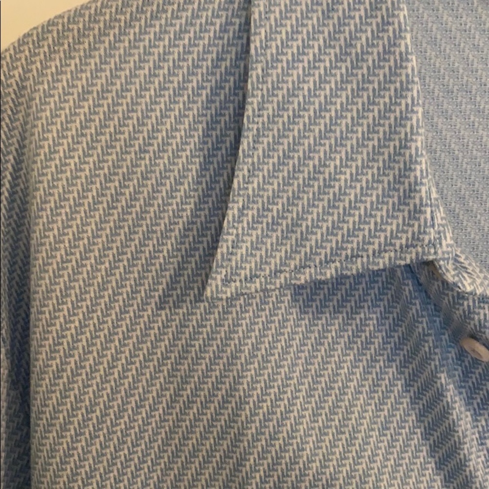 Prada Blue/White Button Down - image 4
